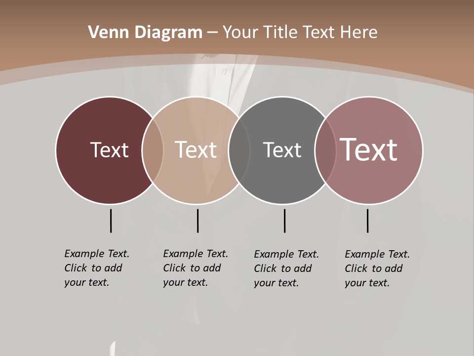 A Man In A Tuxedo Standing In Front Of A Brown Background PowerPoint Template