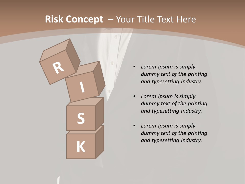 A Man In A Tuxedo Standing In Front Of A Brown Background PowerPoint Template