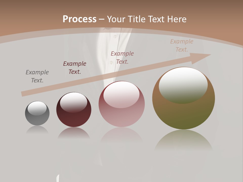 A Man In A Tuxedo Standing In Front Of A Brown Background PowerPoint Template