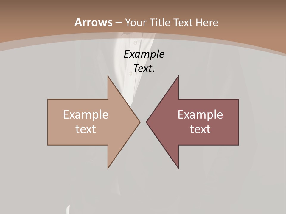 A Man In A Tuxedo Standing In Front Of A Brown Background PowerPoint Template