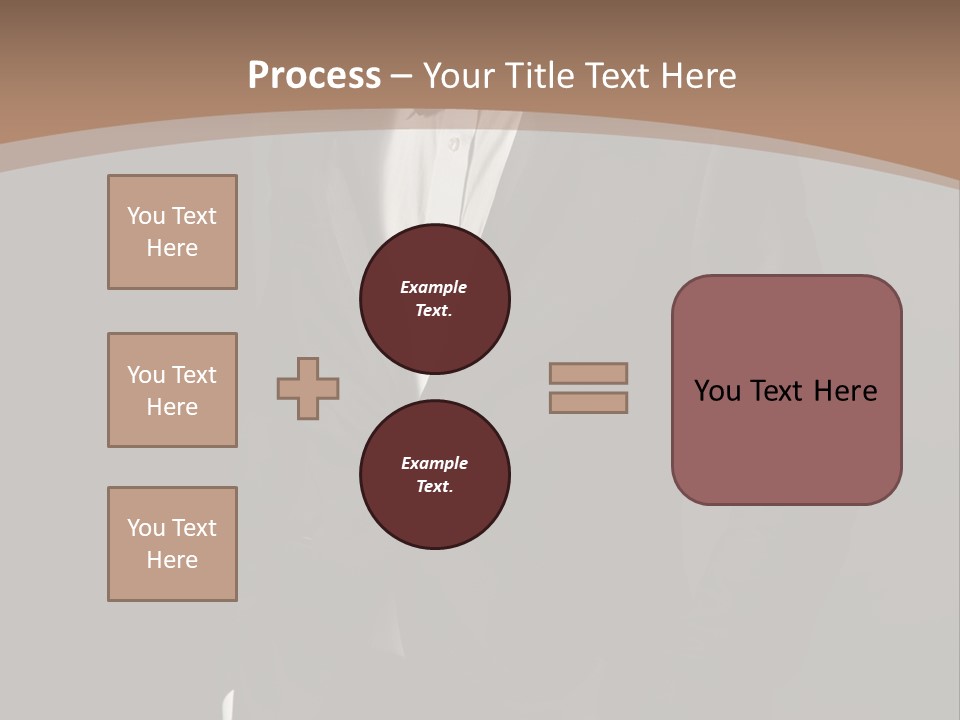 A Man In A Tuxedo Standing In Front Of A Brown Background PowerPoint Template