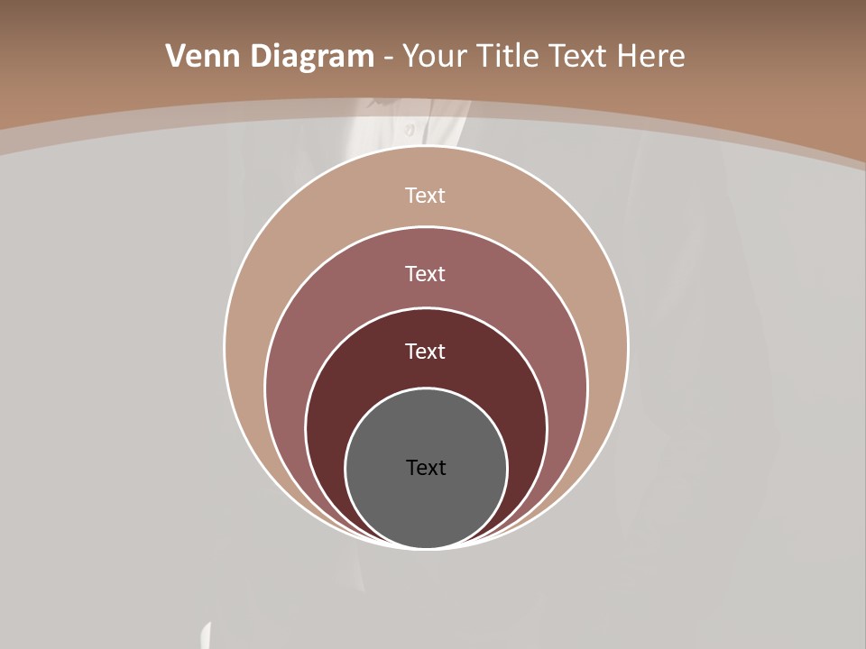 A Man In A Tuxedo Standing In Front Of A Brown Background PowerPoint Template