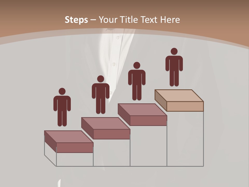 A Man In A Tuxedo Standing In Front Of A Brown Background PowerPoint Template