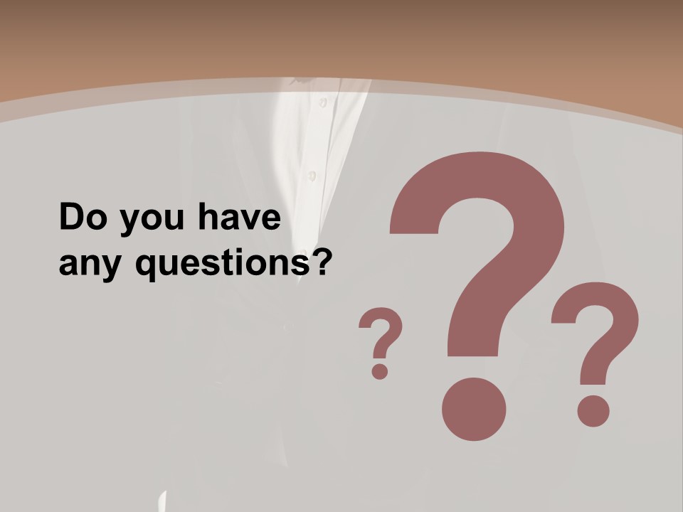 A Man In A Tuxedo Standing In Front Of A Brown Background PowerPoint Template