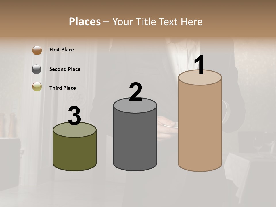 Hair Coffee European PowerPoint Template