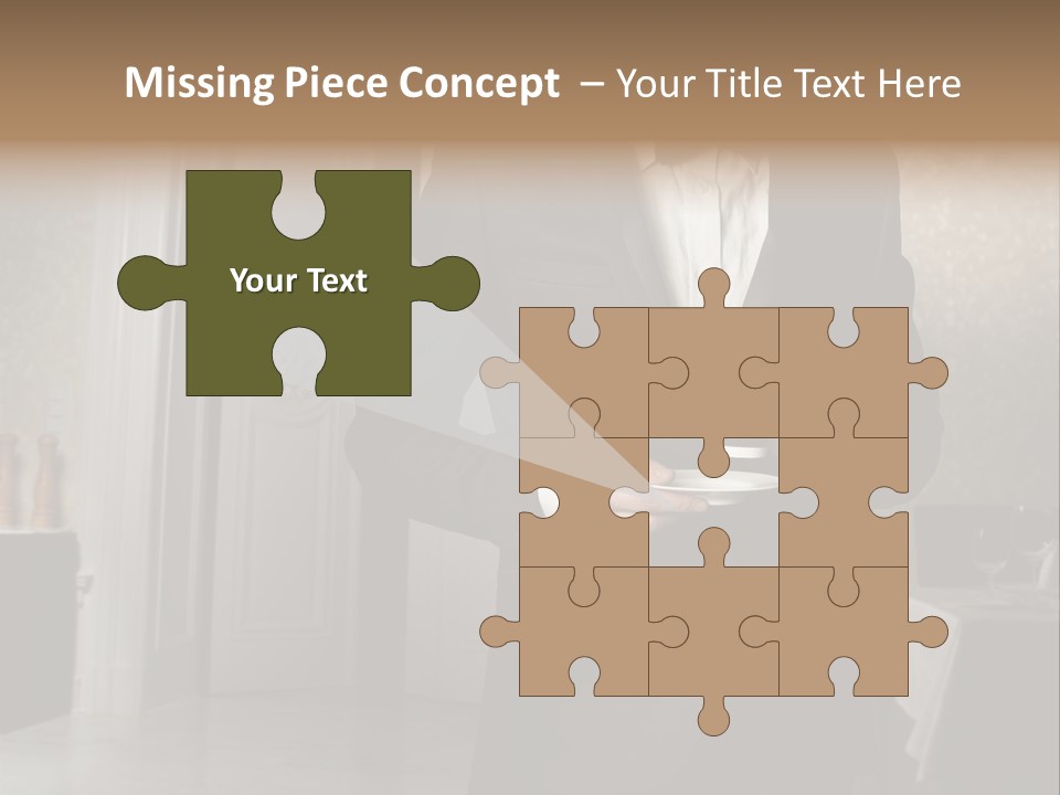 Hair Coffee European PowerPoint Template