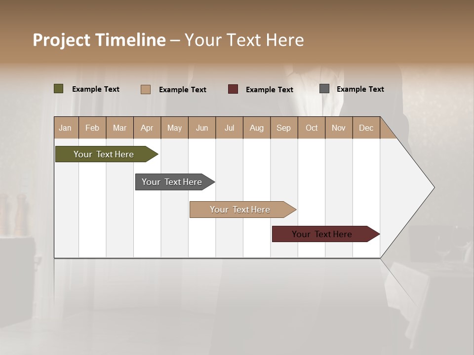Hair Coffee European PowerPoint Template