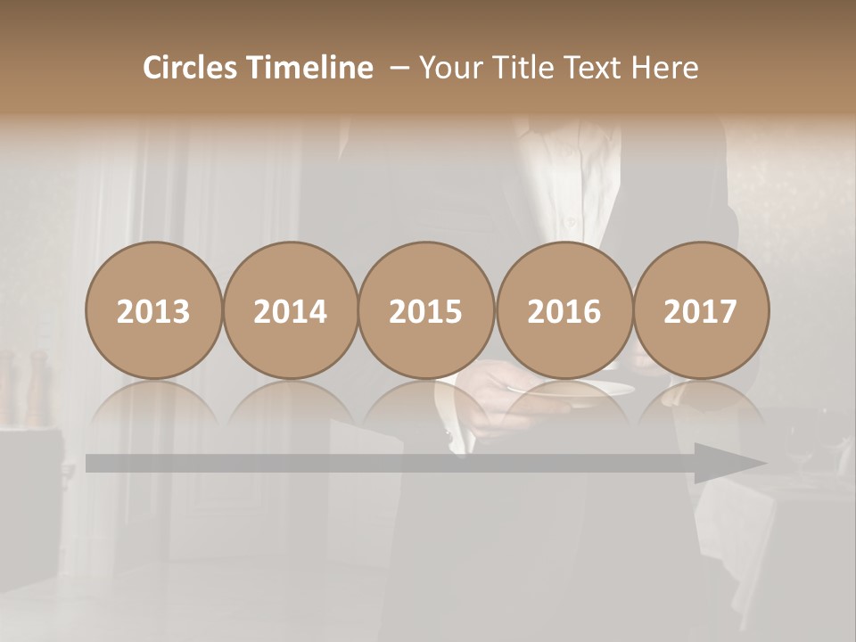 Hair Coffee European PowerPoint Template