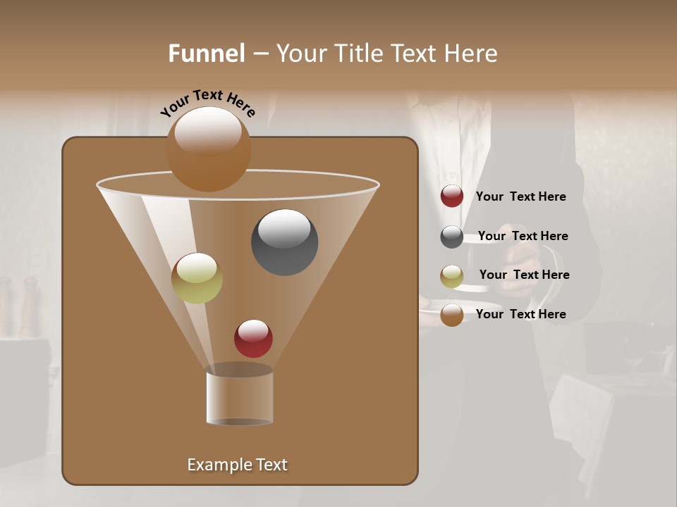 Hair Coffee European PowerPoint Template