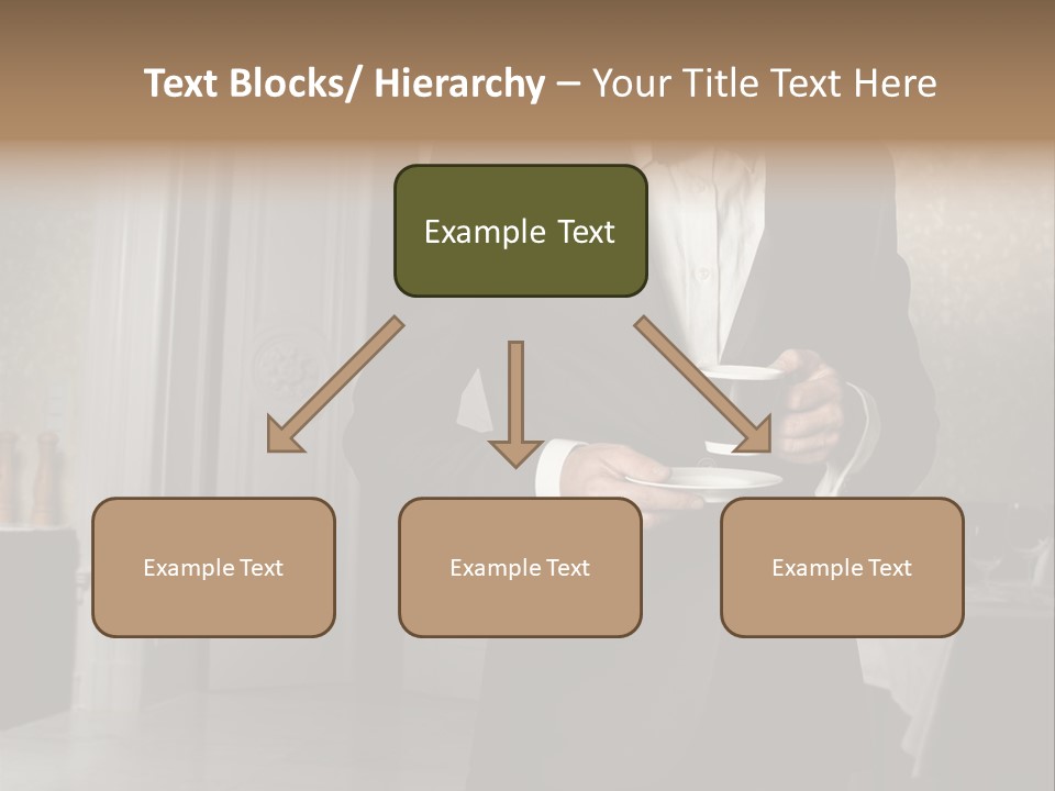 Hair Coffee European PowerPoint Template