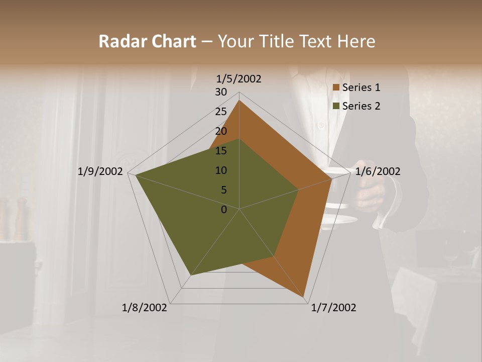 Hair Coffee European PowerPoint Template