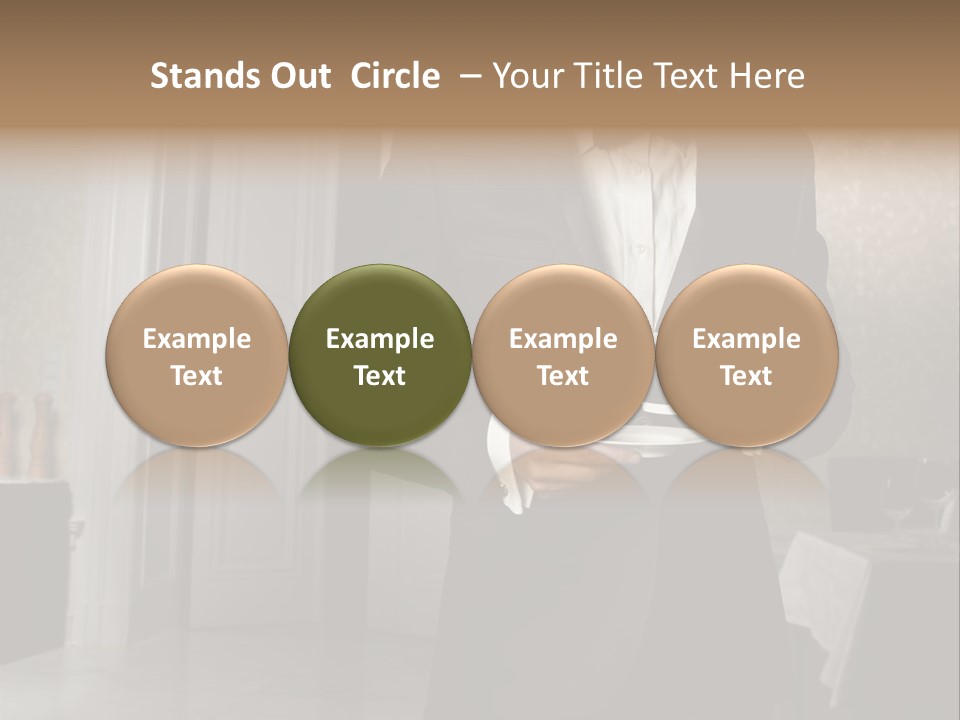 Hair Coffee European PowerPoint Template