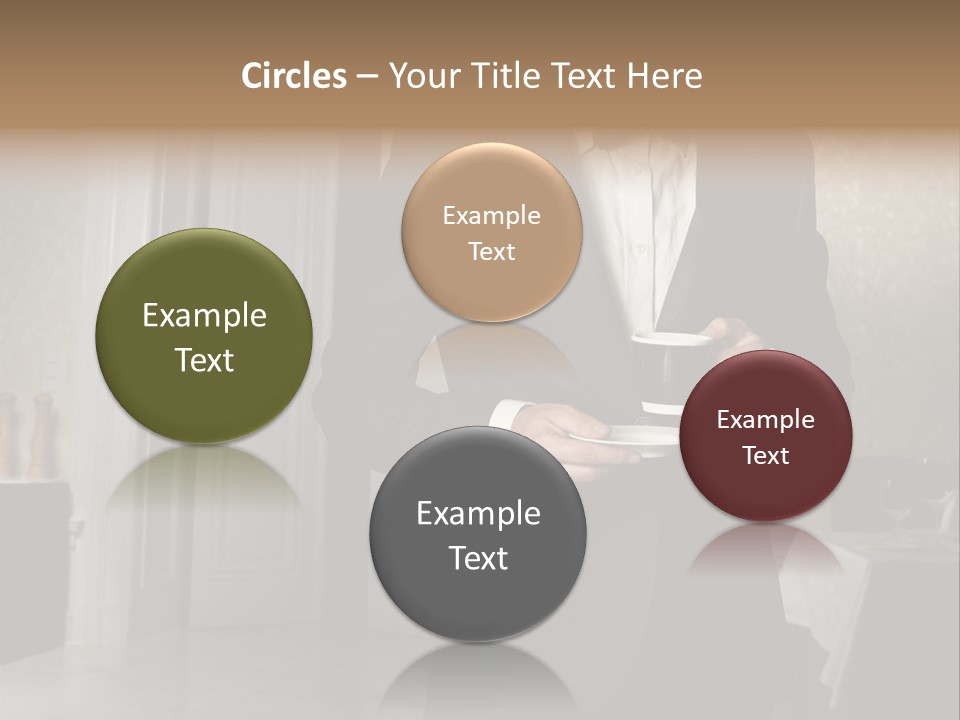 Hair Coffee European PowerPoint Template