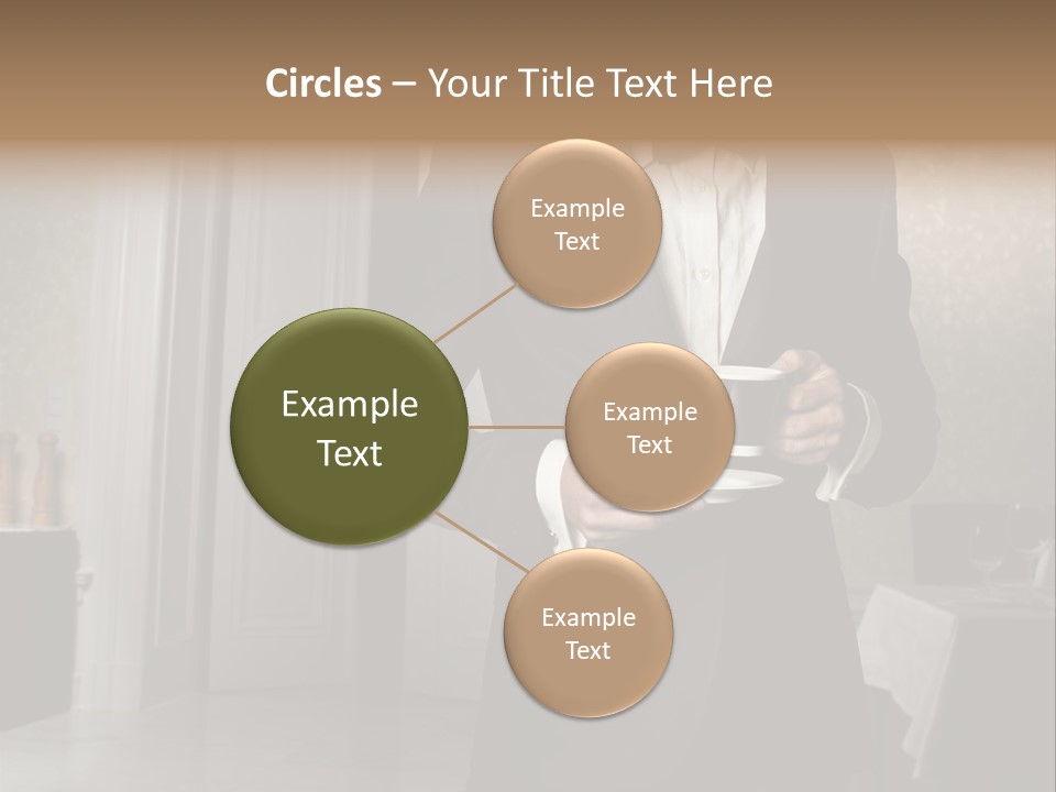 Hair Coffee European PowerPoint Template