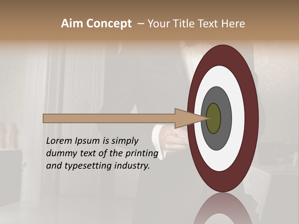 Hair Coffee European PowerPoint Template