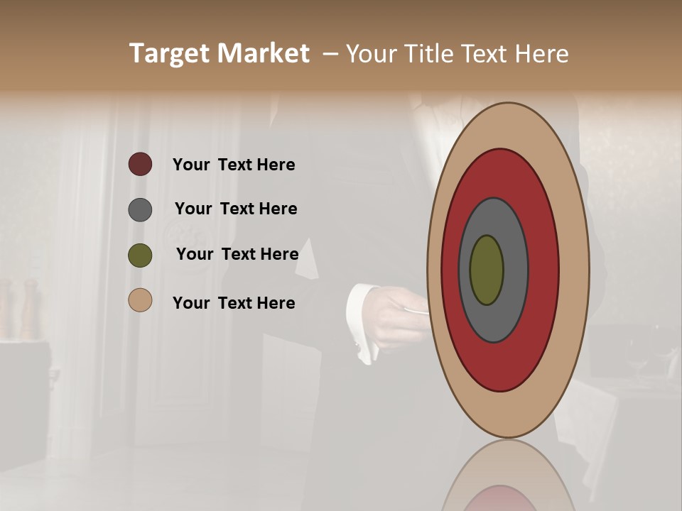 Hair Coffee European PowerPoint Template