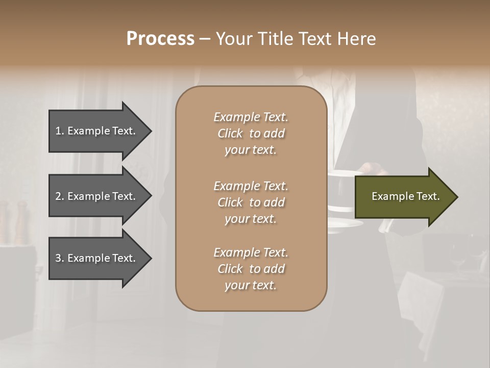 Hair Coffee European PowerPoint Template