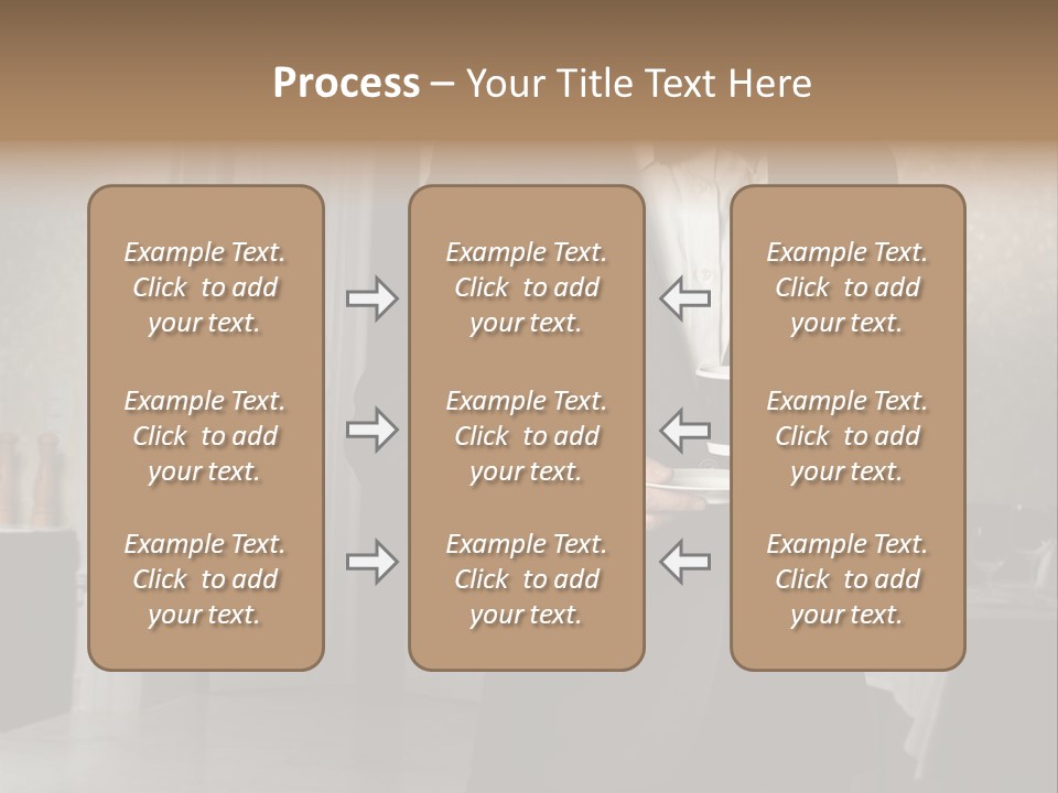 Hair Coffee European PowerPoint Template