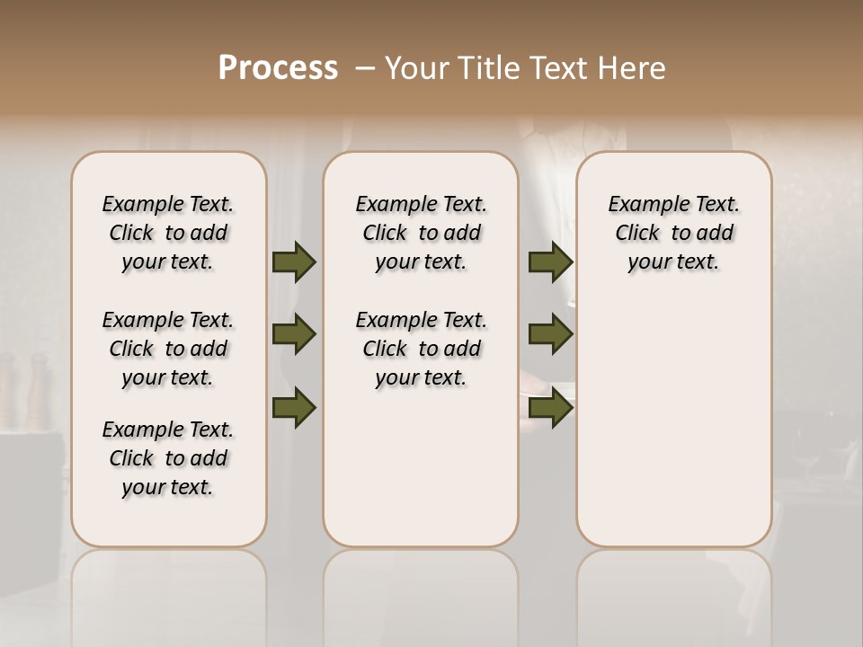 Hair Coffee European PowerPoint Template