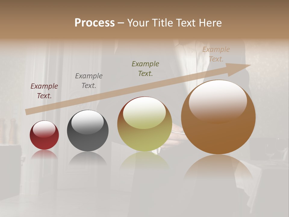 Hair Coffee European PowerPoint Template