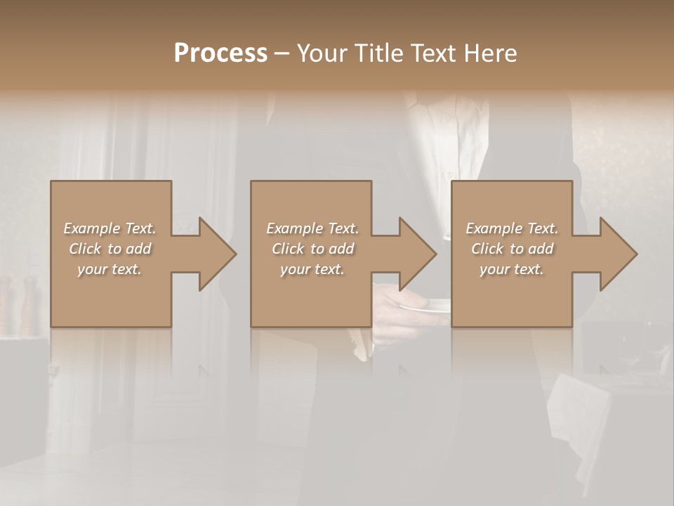 Hair Coffee European PowerPoint Template