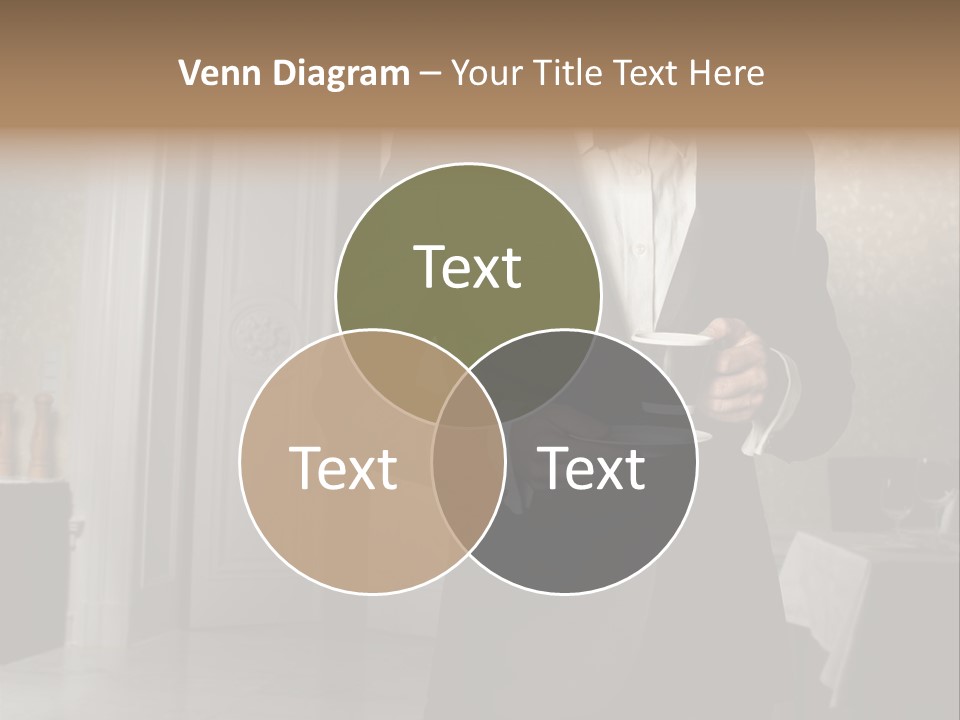 Hair Coffee European PowerPoint Template