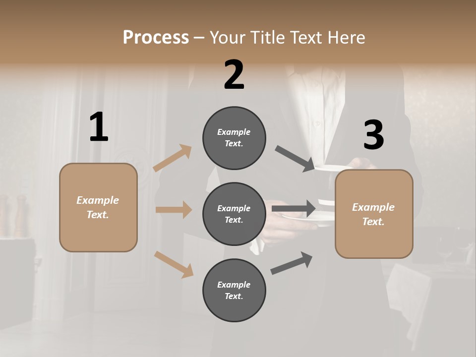 Hair Coffee European PowerPoint Template