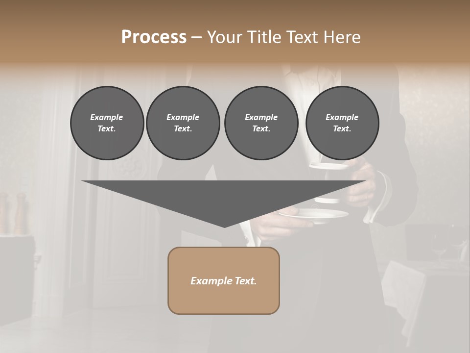 Hair Coffee European PowerPoint Template