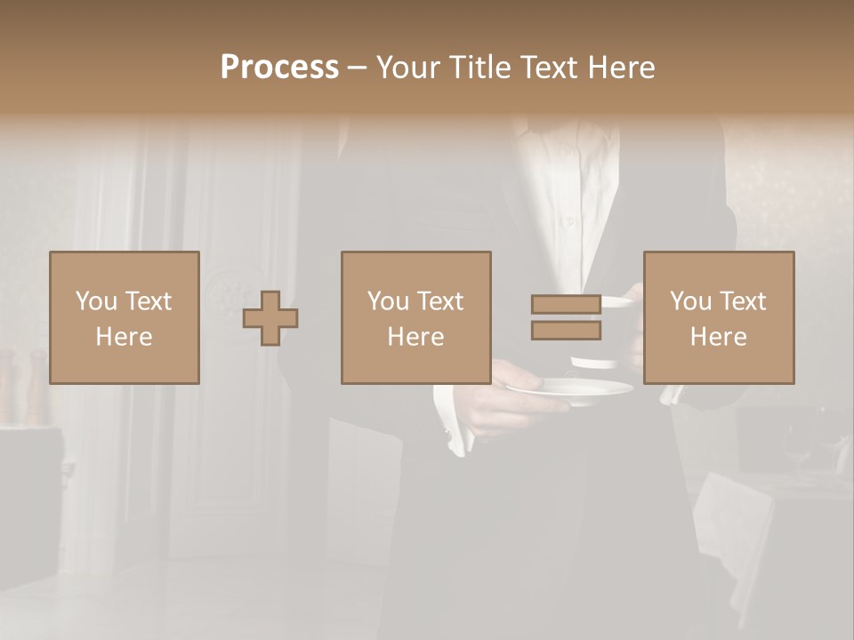 Hair Coffee European PowerPoint Template