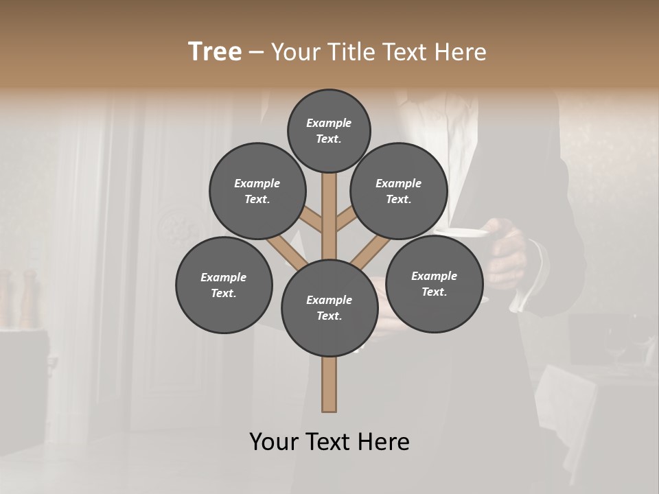 Hair Coffee European PowerPoint Template