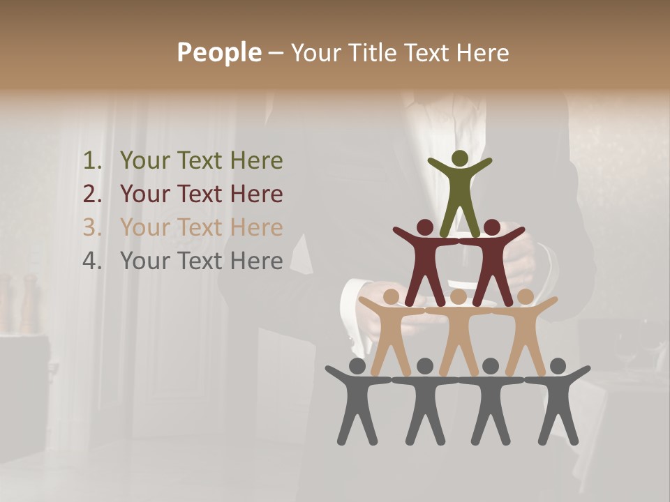 Hair Coffee European PowerPoint Template