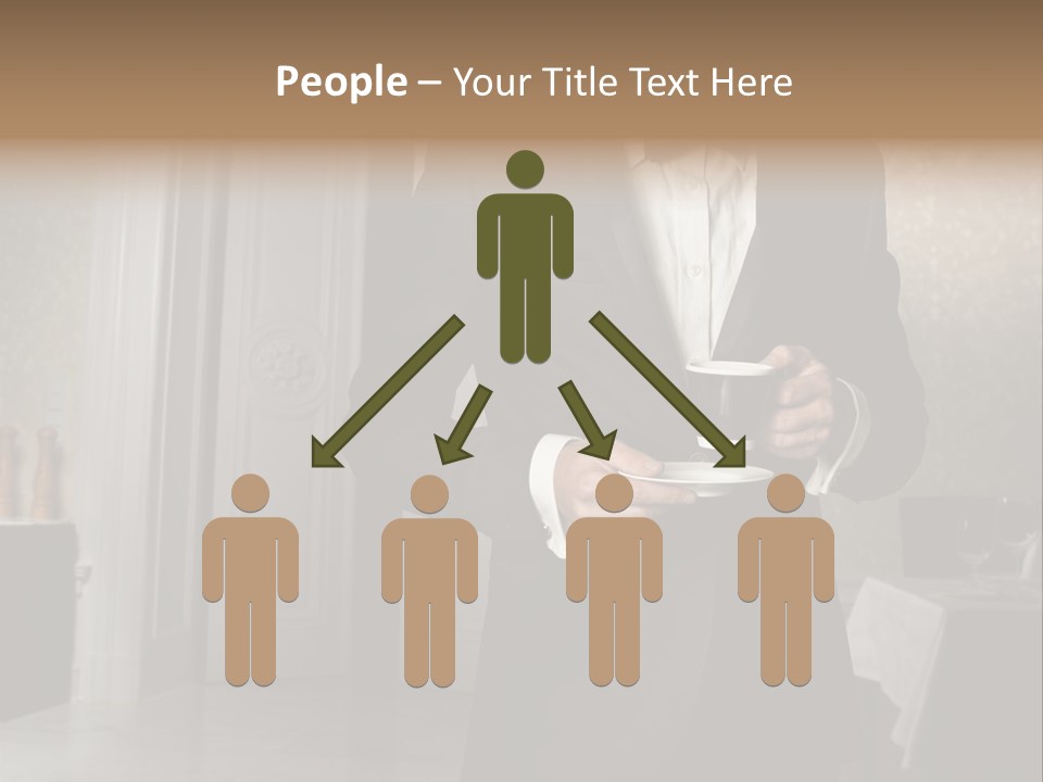 Hair Coffee European PowerPoint Template