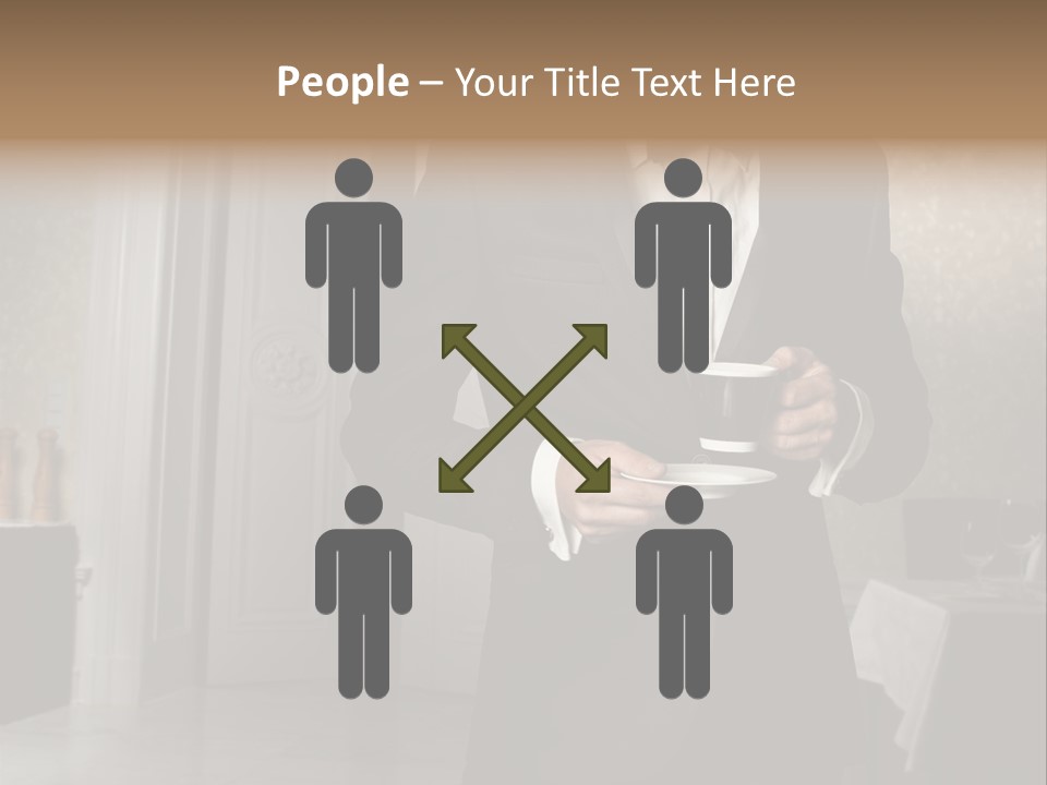 Hair Coffee European PowerPoint Template