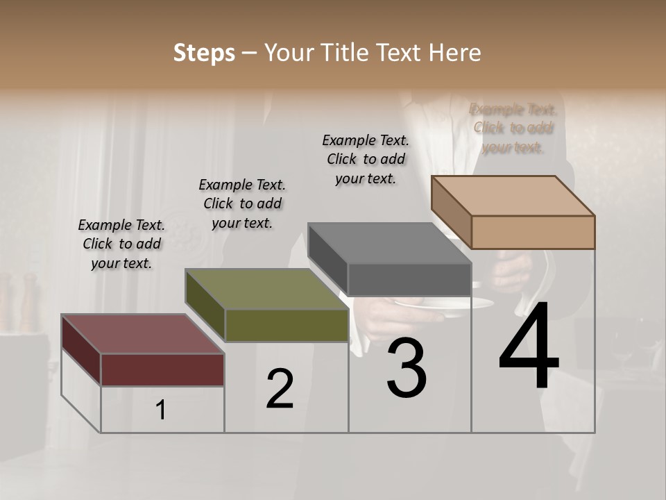 Hair Coffee European PowerPoint Template