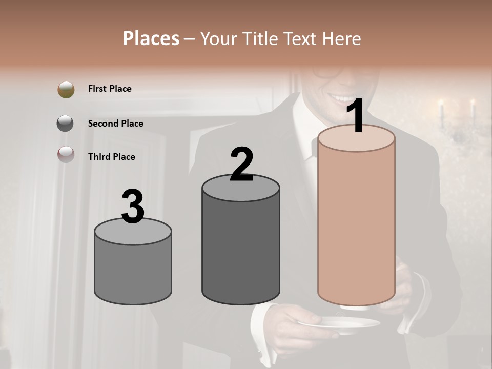 Hair Coffee European PowerPoint Template