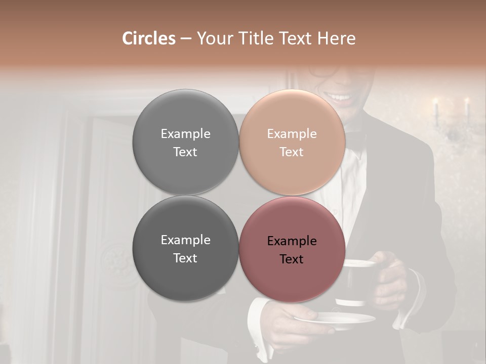 Hair Coffee European PowerPoint Template