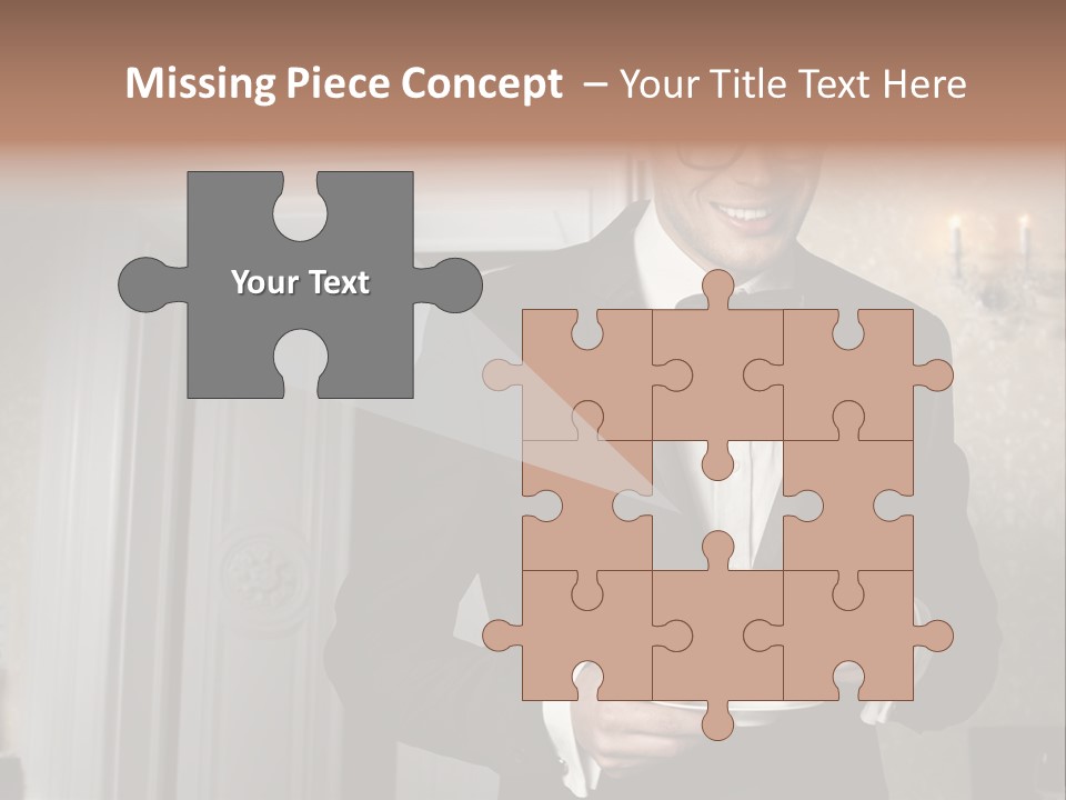 Hair Coffee European PowerPoint Template