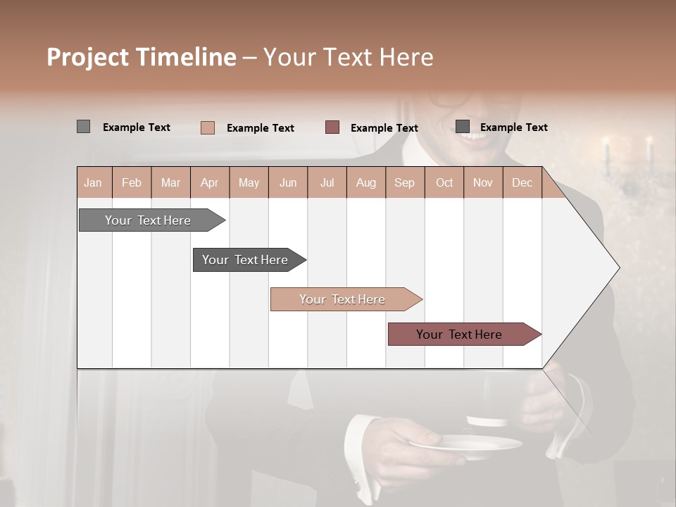 Hair Coffee European PowerPoint Template