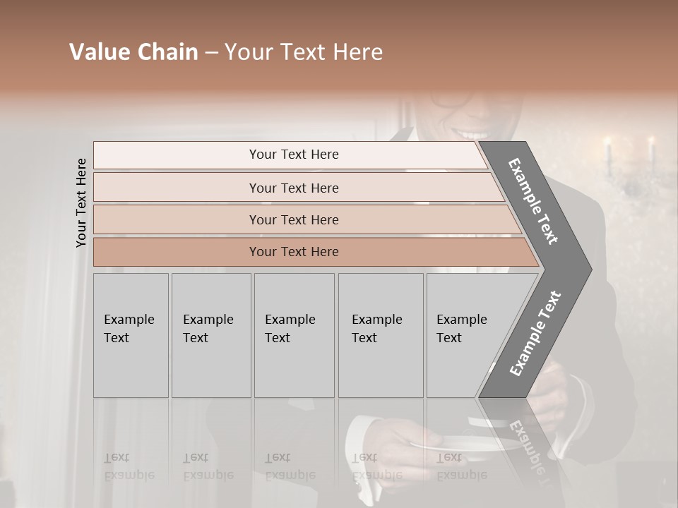 Hair Coffee European PowerPoint Template