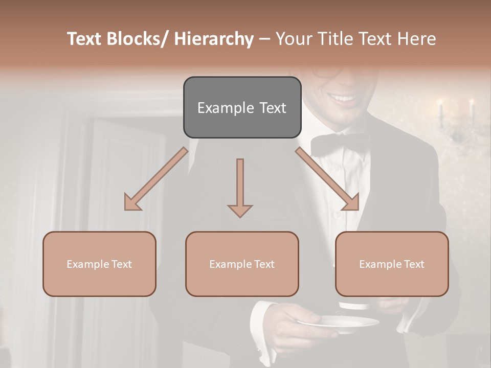 Hair Coffee European PowerPoint Template