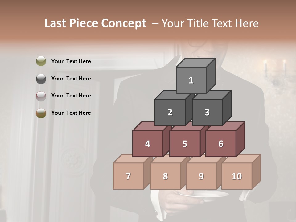 Hair Coffee European PowerPoint Template