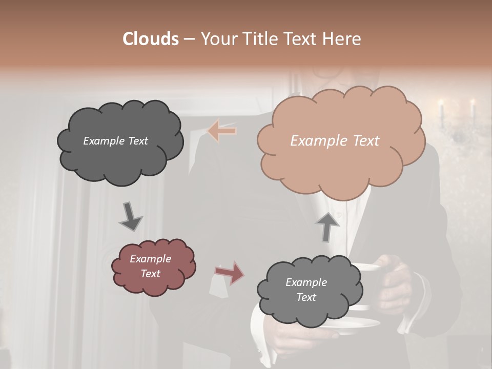 Hair Coffee European PowerPoint Template