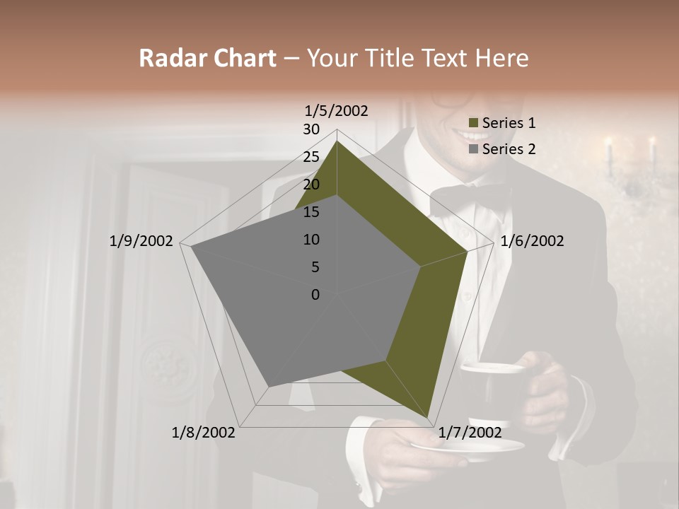 Hair Coffee European PowerPoint Template