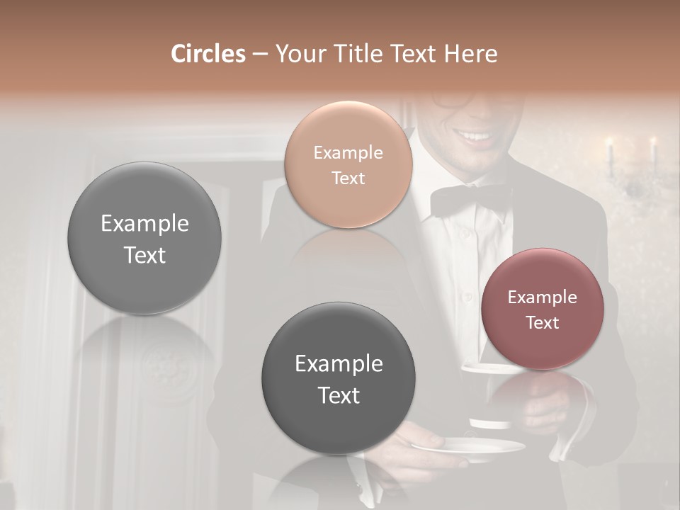 Hair Coffee European PowerPoint Template