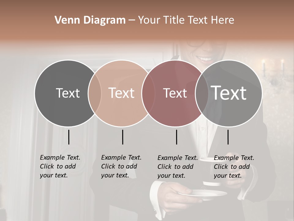 Hair Coffee European PowerPoint Template