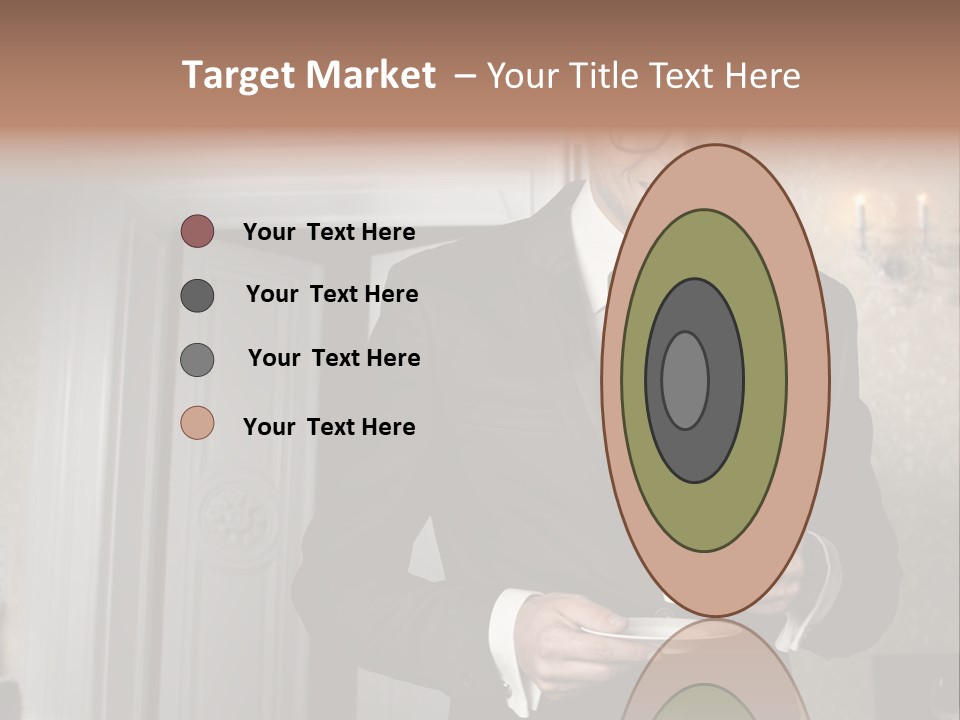 Hair Coffee European PowerPoint Template