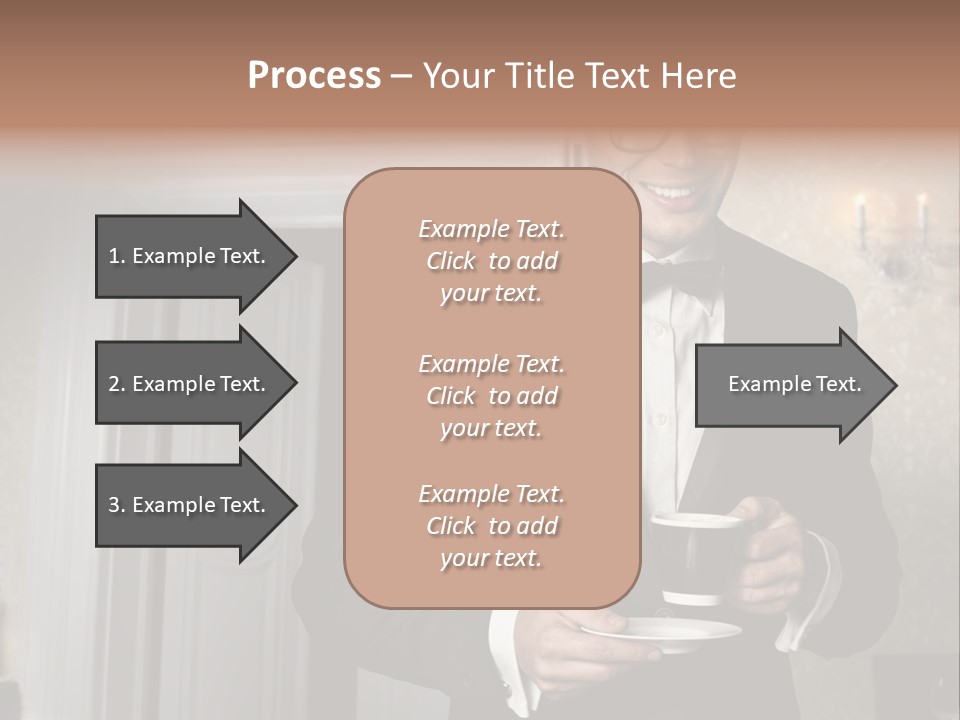 Hair Coffee European PowerPoint Template