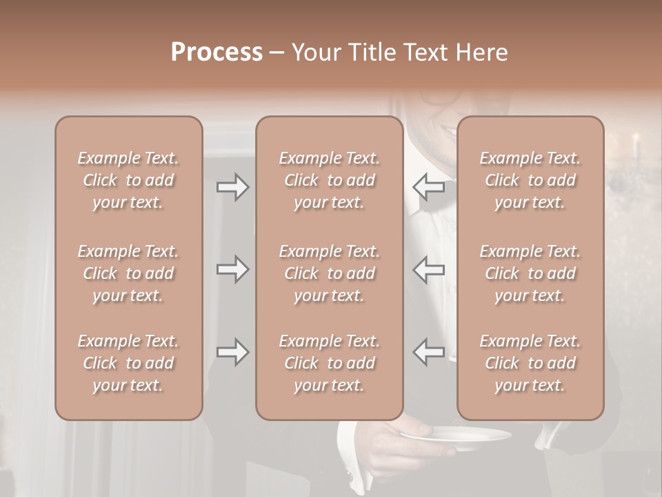 Hair Coffee European PowerPoint Template