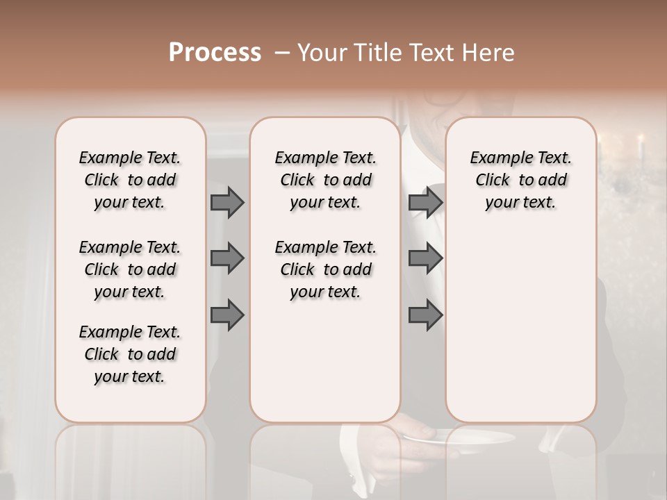 Hair Coffee European PowerPoint Template