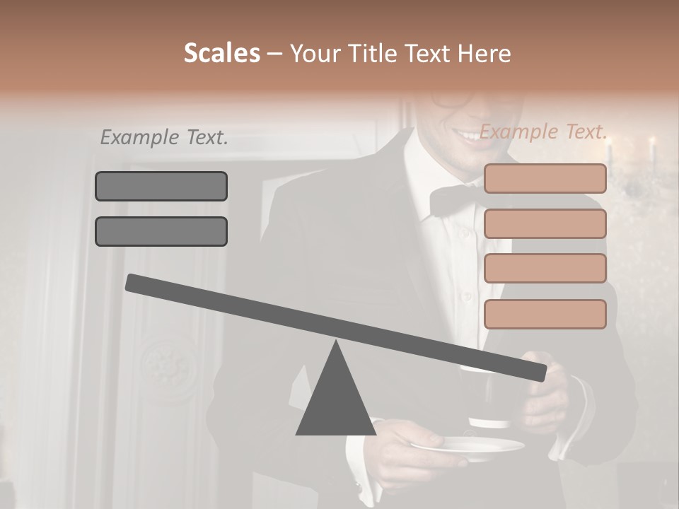 Hair Coffee European PowerPoint Template